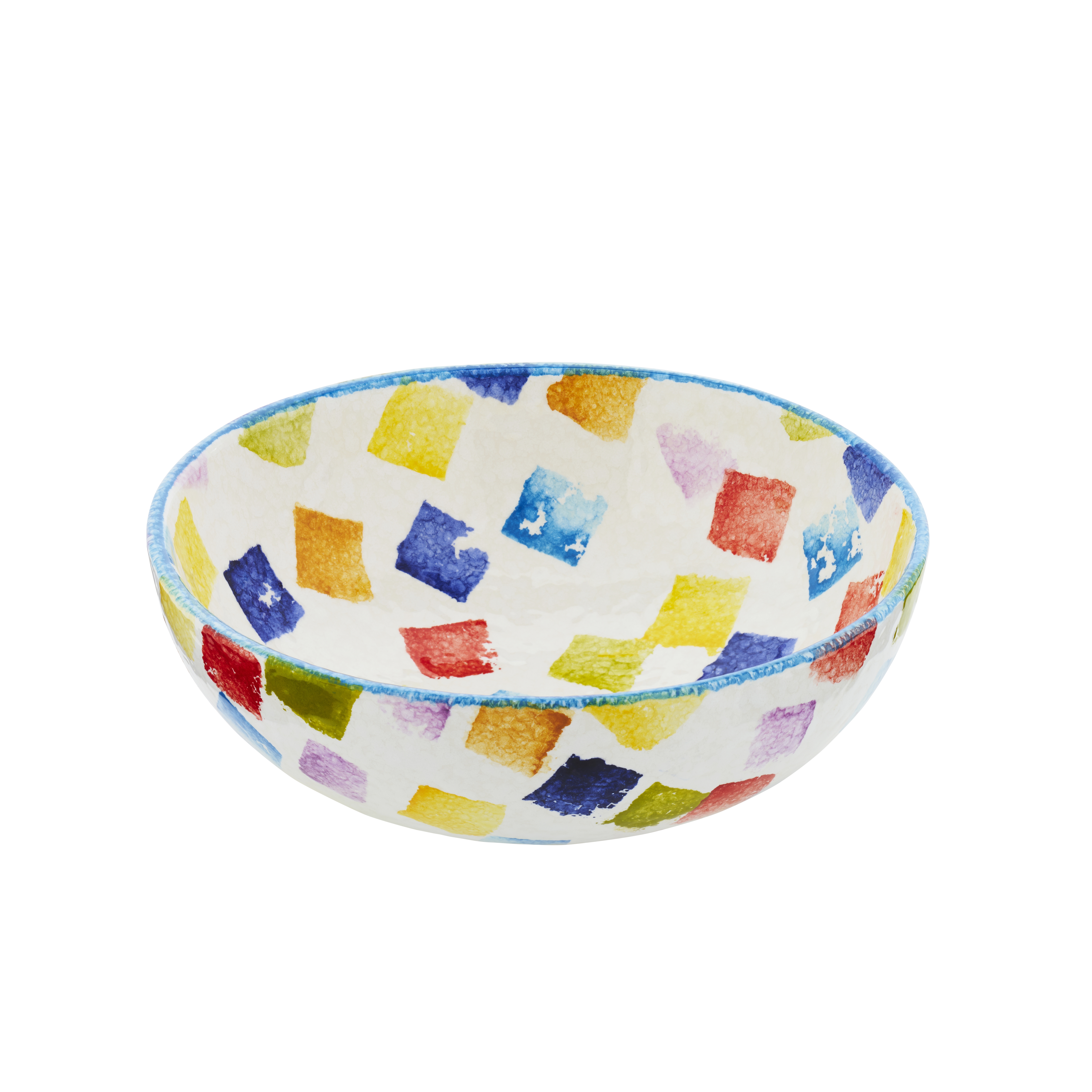 magu Schale rund/flach Ø 21 cm handbemalt Angoli