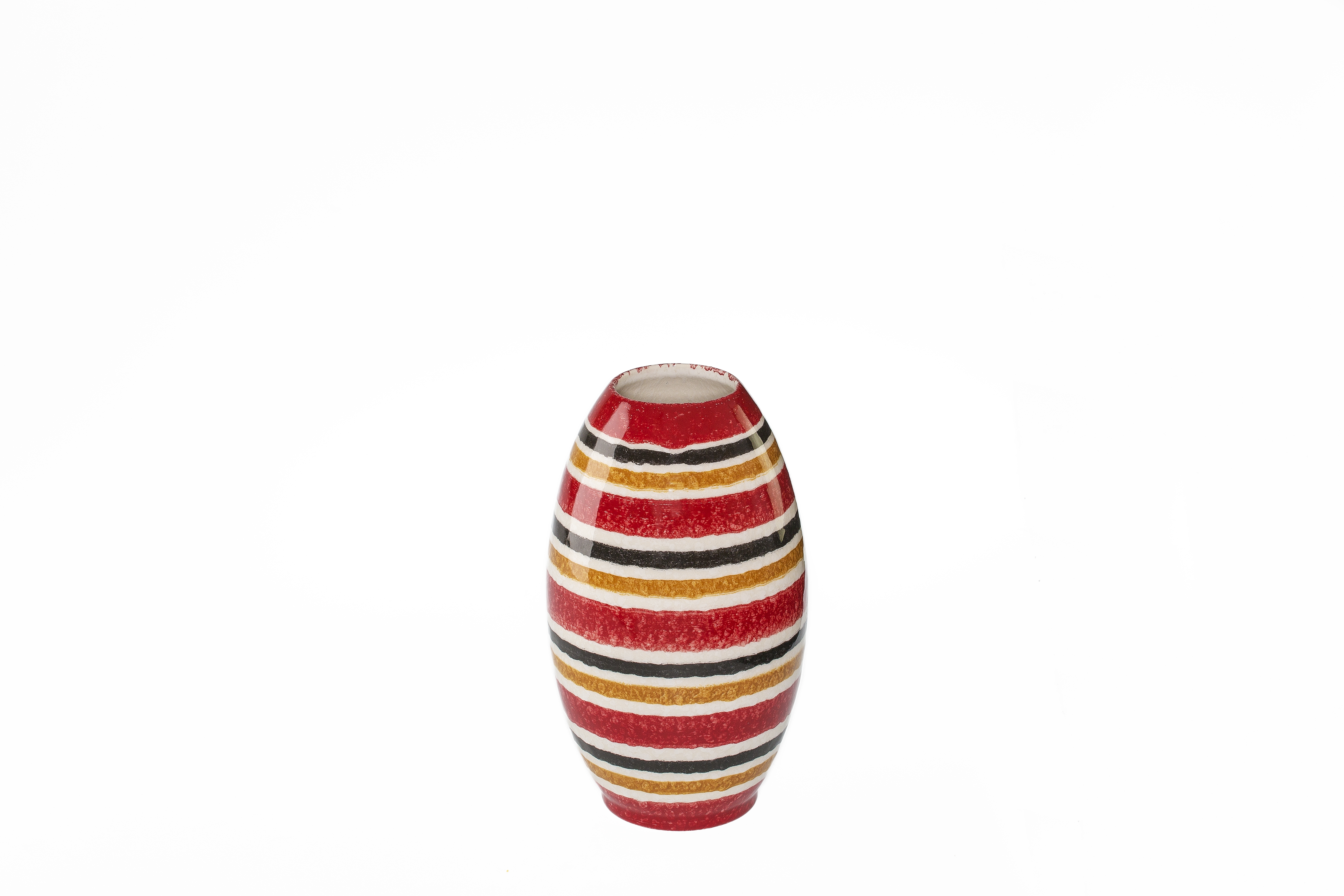 magu Vase 22 cm handbemalt Cardinale