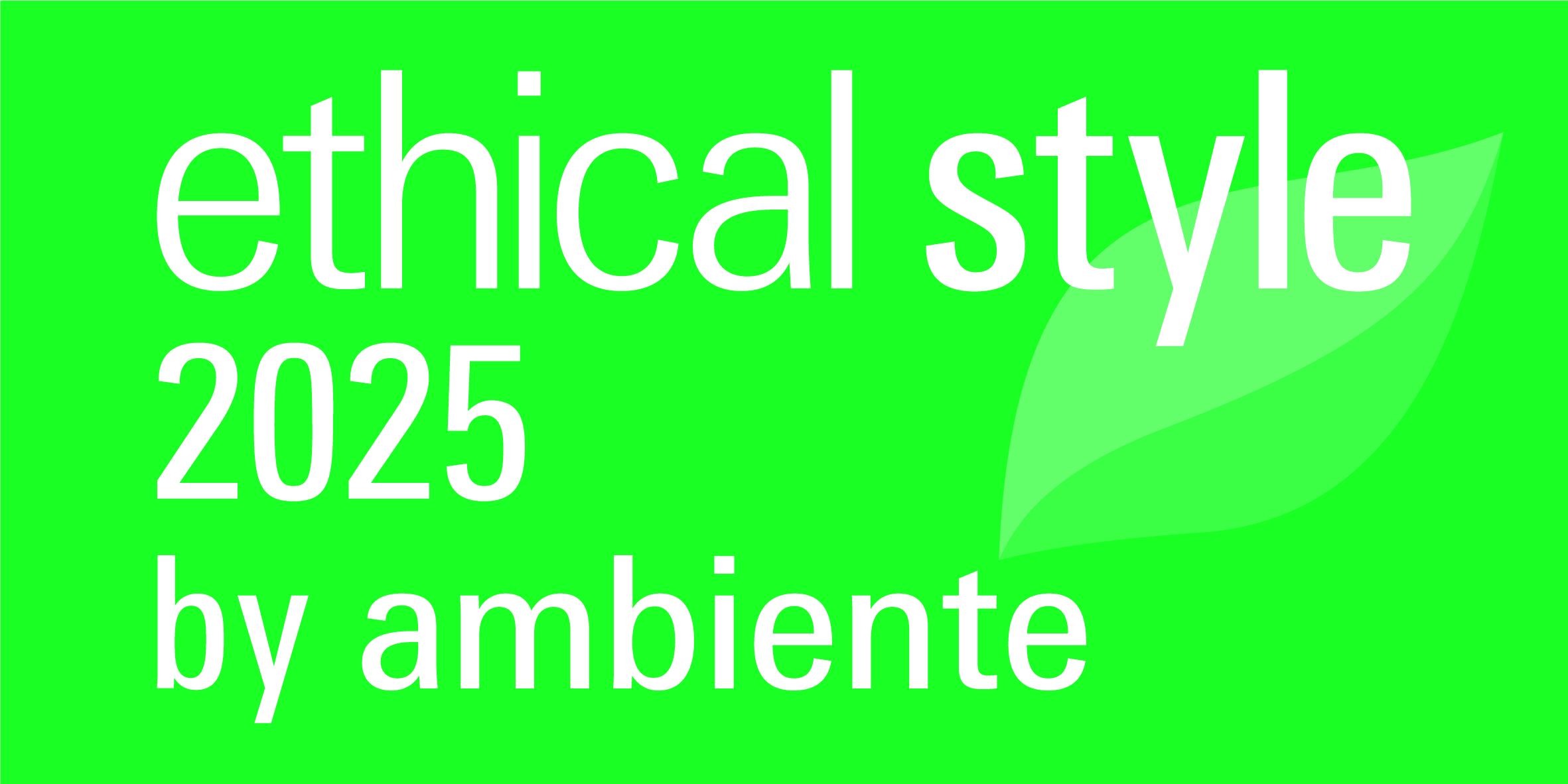 Ethical Style Award Auszeichnung